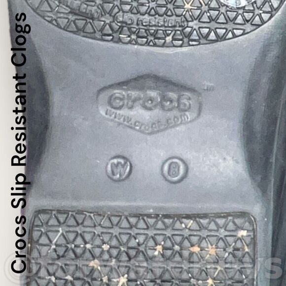 Crocs Slip-Resistant Safety Work Shoes Size 8 - Picture 6 of 8
